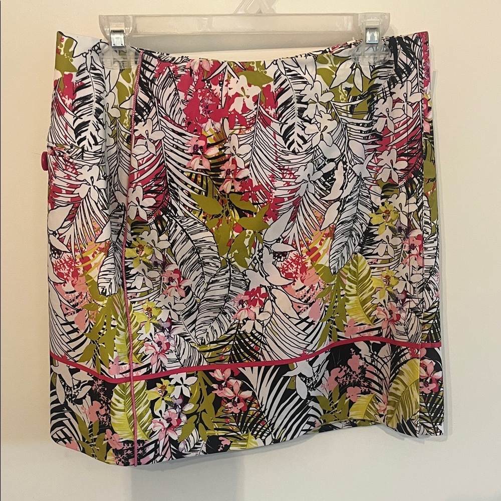 EP Pro Floral Skort in Pink, Green & Black